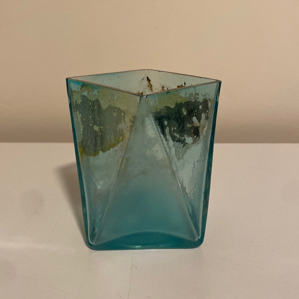 West Elm Geometric Mercury Candleholder